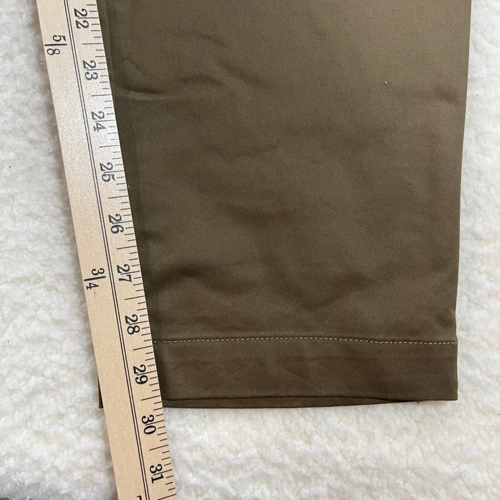 Banana Republic Pants Mens 35 Brown Slim Fit Chino Flat Front Stretch Casual